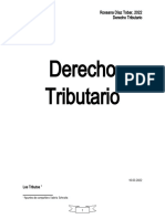 Apuntes Derecho Tributario - 9no Semestre 2022