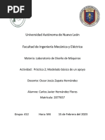 Universidad Autónoma de Nuevo León: Materia: Laboratorio de Diseño de Máquinas