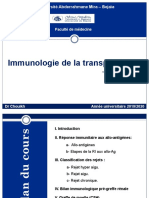 7 - Immunologie de La Transplantation