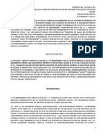 Contrato Servicio de Gas para Hospitales