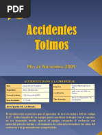 Accidentes Tolmos Noviembre