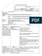 Instructional Plan IPlan Template