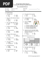 P R1 B. Inggris Kelas I Day, Date: Wed, 13-2-2019 Name/ No.: - / - Sm. / Unit: 2 / 6 - 7 Score