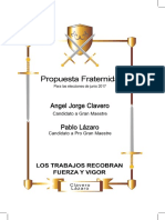 Propuesta Lista Fraternidad