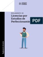 Reglamento de Licencia para Docentes Por Estudios de Perfeccionamiento