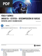 Ejercicios Unidad 04 - Estática - Descomposición de Fuerzas