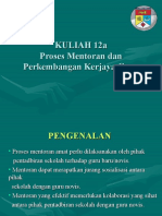 Kuliah 12a.proses Mentoran Guru