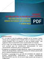 Tema #7 Delitos Con Relacion Al Control de Armas de Fuego, Municiones, Explosivos y Otros Relacionados