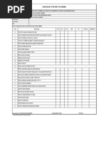 Checklist For VDF