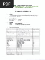 Stability Study Protocol Ormega