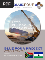 Blue Four Project Consultants - Company Profile 2023 - Lesotho