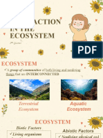 Interactions in The Ecosystem