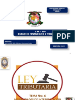 Tema 6 Modalidades de Interpretación de La Ley Tributaria