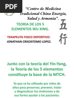 Teoria de Los 5 Elementos Wu Xing