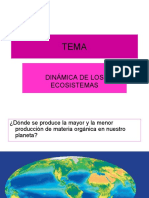 Tema. Dinámica de Los Ecosistemas