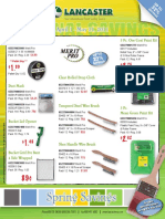 Lancaster Paint Monthly Specials April-May 31, 2011