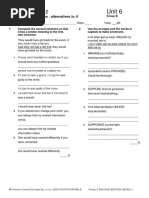 Focus4 2E Grammar Quiz Unit6.2 GroupB 2kol