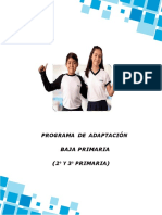 Programa de Adaptación - 2° y 3° Grado