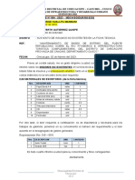 Informe N. 004 Sustento de Insumos No Existentes