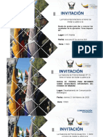 Formato Invitaciones para Ruedas de Prensa y Eventos