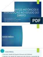 Aula 04 - Fundamentos Históricos e Introdução Do Estudo Do Direito