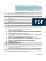 TIERS-Checklist Infraestructura Datacenter