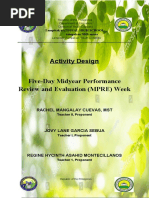 Activity DEsign-mpre