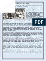 Historia Del Fútbol