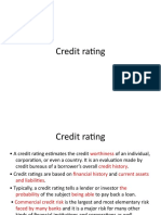 Unit 4 - Credit Rating