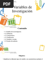 Variables de Investigación