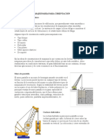 Maquinaria para Cimentacion