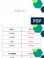 Unit 4 Father and MotherCentral Vowel Ʌ