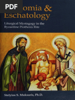 Economia & Eschatology Liturgical Mystagogy in The Byzantine Prothesis Rite