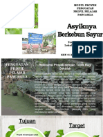 Modul Projek Kearifan Lokal - ASIKNYA BERKEBUN SAYUR - Fase B