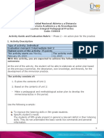 Activity Guide and Evaluation Rubric - Phase 2 - An Action Plan For The Practice