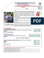 FICHA 3 - 3ERO - EDA1. Multiplicación de Fracciones Tercero de Secundaria