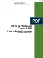 Banco de Questoes SAEB Matematica 9o Ano EF 1