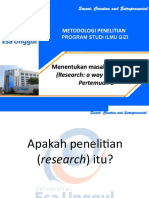 Pertemuan 3 Metodologi Penelitian