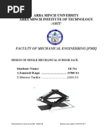 Design Project 2 Scissor Jack
