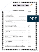 Word Formation Practice Sheet