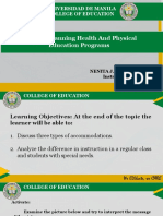 Process of Teaching PE and Health Education Week 13 15 Planning Health and Physical Education Programs