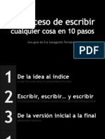 El Proceso de Escribir en 10 Pasos