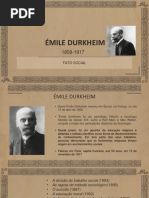 Aula Pensadores Clássicos - Émile Durkheim