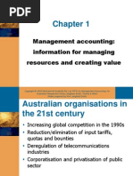 Management Accounting: Information For Managing Resources and Creating Value