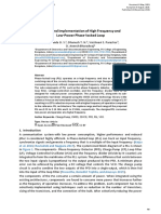 Design and Implementation of High Frequency and Low-Power Phase-Locked Loop