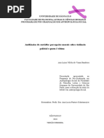 BANDEIRA, Ana Luiza Villela de Viana. Audiências de Custódia - Percepções Morais Sobre Violência Policial e Quem É Vítima.