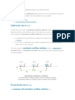 Movimiento Fisica