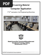 Computer Application 1st Yr LM