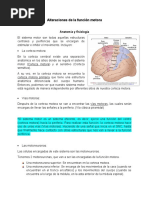 Fisiopato - Alteraciones de La Función Motora