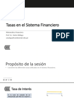 Tasas Sistema Financiero